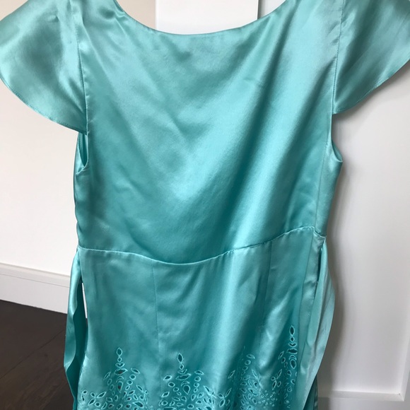 BCBG Silk Eyelet Blouse - Picture 2 of 5